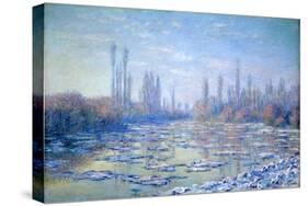 Les Glacons, 1880-Claude Monet-Stretched Canvas