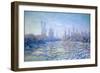 Les Glacons, 1880-Claude Monet-Framed Giclee Print