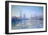 Les Glacons, 1880-Claude Monet-Framed Giclee Print