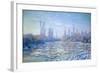 Les Glacons, 1880-Claude Monet-Framed Giclee Print