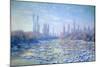 Les Glacons, 1880-Claude Monet-Mounted Giclee Print