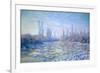 Les Glacons, 1880-Claude Monet-Framed Giclee Print