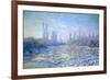 Les Glacons, 1880-Claude Monet-Framed Giclee Print