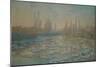 Les glacons ou debacle sur la Seine, 1880 Ice floes on the Seine, 1880 Canvas, 60 x 100 cm-Claude Monet-Mounted Giclee Print