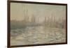 Les glaçons ou Débâcle sur la Seine-Claude Monet-Framed Giclee Print