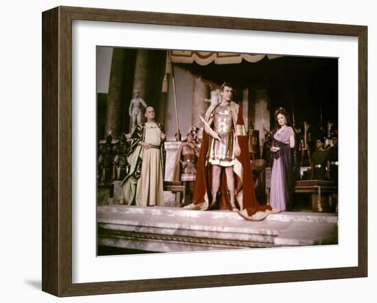 Les Gladiateurs (Demetrius and the Gladiators) by DelmerDaves with Jay Robinson and Susan Hayward,-null-Framed Photo