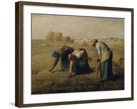 Les glaneuses-Jean-François Millet-Framed Giclee Print