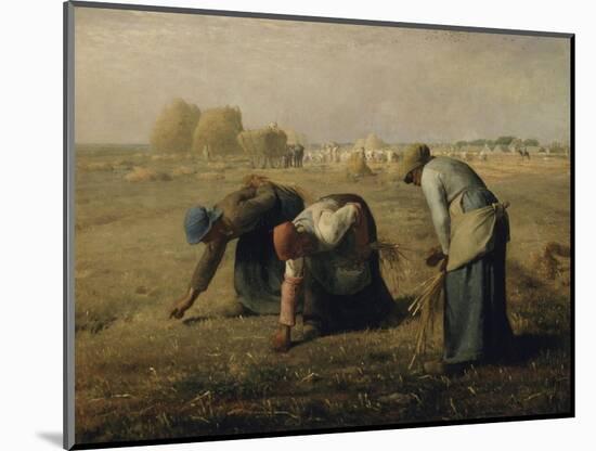 Les glaneuses-Jean-François Millet-Mounted Giclee Print