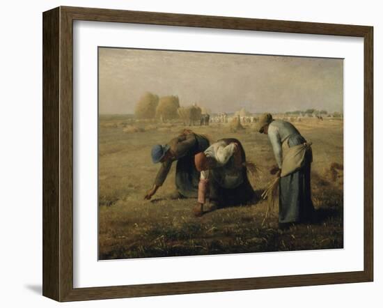 Les glaneuses-Jean-François Millet-Framed Giclee Print