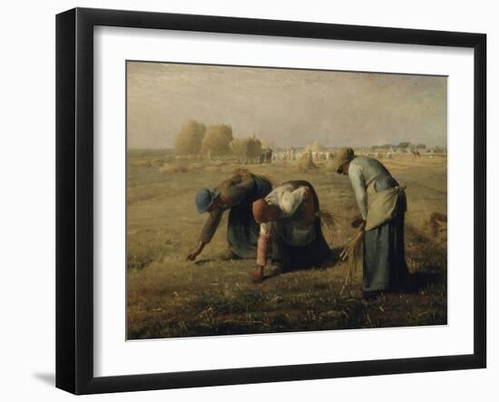Les glaneuses-Jean-François Millet-Framed Giclee Print
