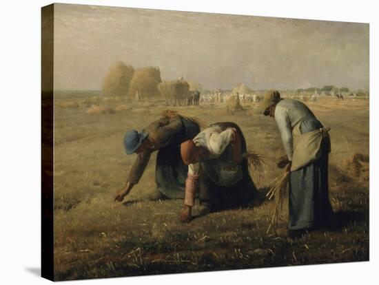 Les glaneuses-Jean-François Millet-Stretched Canvas