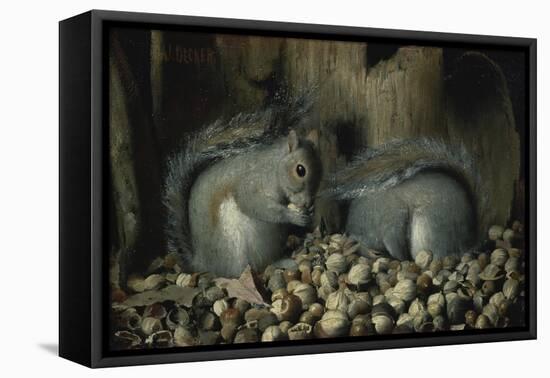 Les Gloutons-Joseph Decker-Framed Stretched Canvas