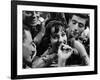 Les Godelureaux by ClaudeChabrol with Bernadette Lafont, 1961 (b/w photo)-null-Framed Photo