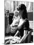 Les Godelureaux by ClaudeChabrol with Bernadette Lafont, 1961 (b/w photo)-null-Mounted Photo