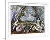 Les Grand Baigneuses, no.1-Paul Cézanne-Framed Giclee Print