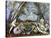 Les Grand Baigneuses, no.1-Paul Cézanne-Stretched Canvas