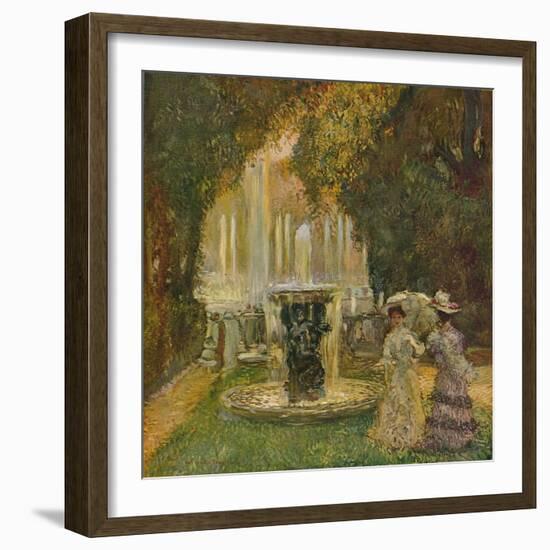 'Les Grandes Eaux A Versailles (L'Allee D'Eau)', c1908-Gaston La Touche-Framed Giclee Print