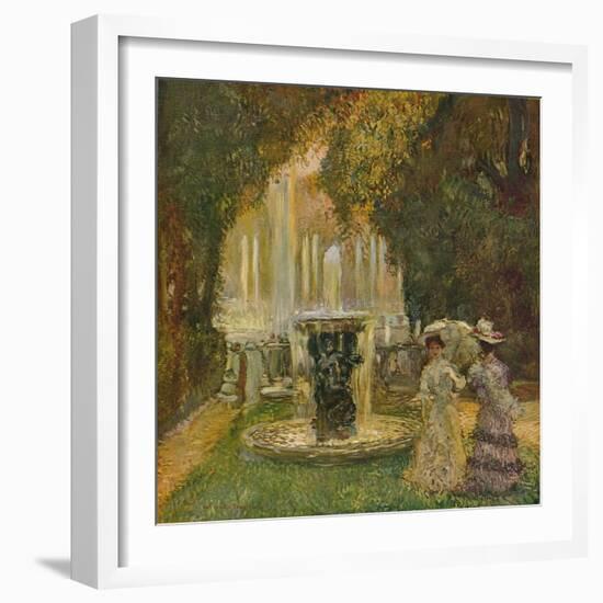 'Les Grandes Eaux A Versailles (L'Allee D'Eau)', c1908-Gaston La Touche-Framed Giclee Print