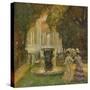 'Les Grandes Eaux A Versailles (L'Allee D'Eau)', c1908-Gaston La Touche-Stretched Canvas