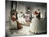 LES GRANDES MANOEUVRES, 1955 directed by RENE CLAIR Jacqueline Maillan, Michele Morgan, Simone Val?-null-Mounted Photo
