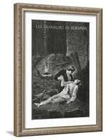 Les Grandeurs Du Desespoir - Illustration from Les Misérables, 19th Century-Alphonse Marie de Neuville-Framed Giclee Print