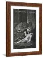 Les Grandeurs Du Desespoir - Illustration from Les Misérables, 19th Century-Alphonse Marie de Neuville-Framed Giclee Print