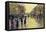 Les Grands Boulevards (After Jean Beraud)-Isy Ochoa-Framed Stretched Canvas