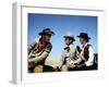 Les Grands Espaces THE BIG COUNTRY by William Wyler with Chuck Connors, Gregory Peck and Carroll Ba-null-Framed Photo