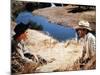 Les Grands Espaces THE BIG COUNTRY by William Wyler with Jean Simmons and Gregory Peck, 1958 (photo-null-Mounted Photo