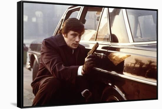 Les grands fusils Big Guns by Duccio Tessari with Alain Delon, 1973 (photo)-null-Framed Stretched Canvas