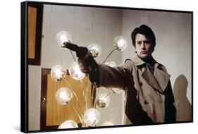 Les grands fusils Big Guns by Duccio Tessari with Alain Delon, 1973 (photo)-null-Framed Stretched Canvas