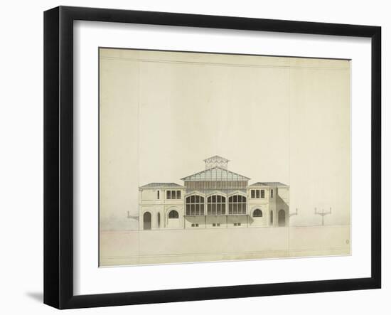 Les Halles, Paris-Victor Baltard-Framed Giclee Print