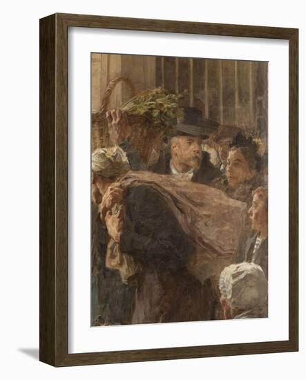 Les Halles-Léon Lhermitte-Framed Giclee Print