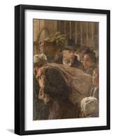 Les Halles-Léon Lhermitte-Framed Giclee Print