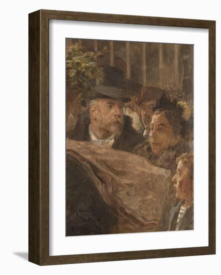 Les Halles-Léon Lhermitte-Framed Giclee Print