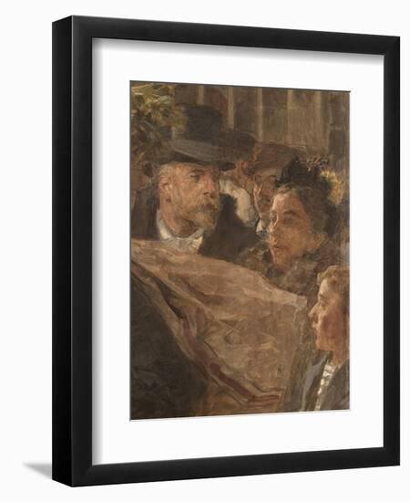 Les Halles-Léon Lhermitte-Framed Giclee Print