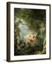 Les Hasards Heureux de l'Escarpolette, c. 1767-Jean-Honoré Fragonard-Framed Art Print