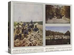 Les Heros De La Route, Route Strategique, Parc De Camions Automobiles-Jules Gervais-Courtellemont-Stretched Canvas