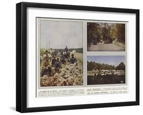 Les Heros De La Route, Route Strategique, Parc De Camions Automobiles-Jules Gervais-Courtellemont-Framed Premium Photographic Print