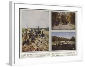 Les Heros De La Route, Route Strategique, Parc De Camions Automobiles-Jules Gervais-Courtellemont-Framed Photographic Print