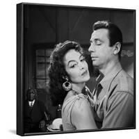 Les Heros sont fatigues The Heroes Are Tired aka Heroes and Sinners by Yves Ciampi with Maria Felix-null-Framed Photo