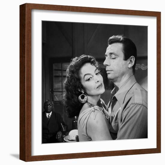 Les Heros sont fatigues The Heroes Are Tired aka Heroes and Sinners by Yves Ciampi with Maria Felix-null-Framed Photo