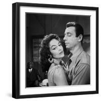 Les Heros sont fatigues The Heroes Are Tired aka Heroes and Sinners by Yves Ciampi with Maria Felix-null-Framed Photo