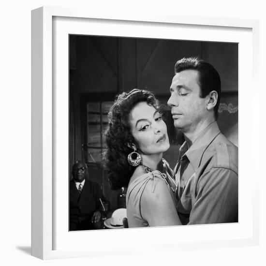 Les Heros sont fatigues The Heroes Are Tired aka Heroes and Sinners by Yves Ciampi with Maria Felix-null-Framed Photo