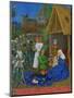 Les Heures D'Etienne Chavalier: Adoration of the Three Magi-Jean Fouquet-Mounted Giclee Print