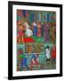 Les Heures D'Etienne Chavalier: Christ Before Pilate-Jean Fouquet-Framed Giclee Print