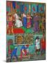 Les Heures D'Etienne Chavalier: Christ Before Pilate-Jean Fouquet-Mounted Giclee Print