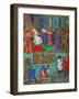 Les Heures D'Etienne Chavalier: Christ Before Pilate-Jean Fouquet-Framed Giclee Print