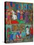Les Heures D'Etienne Chavalier: Christ Before Pilate-Jean Fouquet-Stretched Canvas