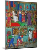 Les Heures D'Etienne Chavalier: Christ Before Pilate-Jean Fouquet-Mounted Giclee Print